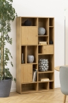 Boekenkast Huub Spaanplaat Naturel 90x180cm - Giga Living