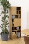 Boekenkast Huub Spaanplaat Naturel 60x180cm - Giga Living