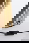 Light & Living Tafellamp Pleat Glas Helder/Goud M
