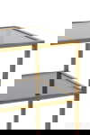 Light & Living Sidetable Aino Glas Smoke/Brons 140cm