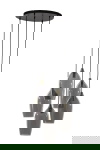 Light & Living Hanglamp Lukaro 5-Lichts Getrapt Smoke