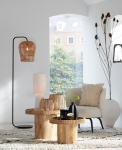 Light & Living Vloerlamp Mareno Mat Zwart 164cm