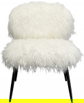 Kare Design Fauteuil Hairy Wit