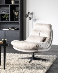 Eleonora Fauteuil Cooper Met Kussen Grijs Houston