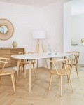 Kave Home Ovale Uitschuifbare Tafel Oqui Wit 160-260cm