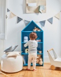 Kave Home Kinderspeelhuis Celeste Blauw Mdf 50x105cm