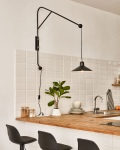 Kave Home Wandlamp Eleazar Metaal Zwart