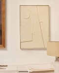 Kave Home Schilderij Talin Abstract Beige 60x90cm