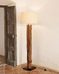 Kave Home Vloerlamp Powell Gerecycled Hout