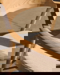 Kave Home Stoel Alocs Massief Eikenhout Naturel Beige