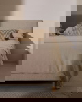 Kave Home Bed Valma Chenille Parel 180x200cm