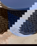 Kave Home Bijzettafel Sedalis Outdoor Blauw Ø50cm