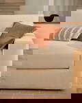 Kave Home Bank Alea 3-Zits Chenille Ecru
