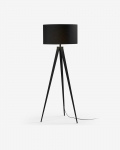 Kave Home Staande Lamp Iguazu Zwart