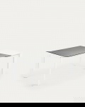 Kave Home Uitschuifbare Keramische Tafel Axis Grijs 120-180cm