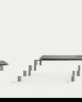 Kave Home Uitschuifbare Keramisch Tafel Axis met Antraciet Stalen Poten 120 (180)cm
