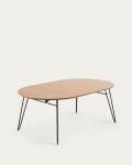 Kave Home Ronde Uitschuifbare Tafel Novac Ø120 (200)x75cm