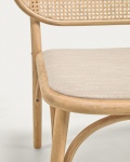Kave Home Fauteuil Doriane Iepenhout Naturel