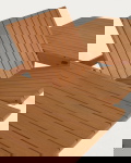Kave Home Uitschuifbare Tafel Hanzel Massief Eucalyptushout 183-240cm