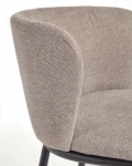 Kave Home Barstoel Ciselia Lichtbruin Chenille