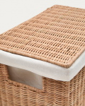 Kave Home Mand Indali Rotan Set Van 2 43x27cm/50x32cm