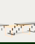 Kave Home Buitentafel Canadell Massief Gerecycled Teakhout 220x100cm