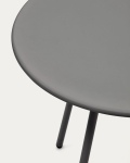 Kave Home Buitentafel Montjoi Ronde Staal Grijs Ø70cm