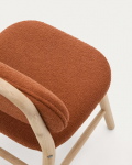 Kave Home Kinderstoel Helda Terracotta Bouclé