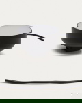 Kave Home Wandlamp Orey Zwart met Verplaatsbare Spot