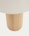 Kave Home Vloerlamp Marga Massief Hout Naturel