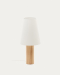 Kave Home Vloerlamp Marga Massief Hout Naturel