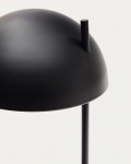 Kave Home Staande Lamp Catlar Essenhout Zwart