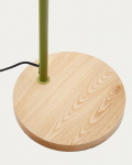 Kave Home Staande Lamp Catlar Essenhout Groen