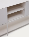 Kave Home Dressoir Vedrana 3 Deuren Witgelakt MDF 195x80cm