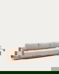 Kave Home 3-zitsbank Ambra Acaciahout 249cm