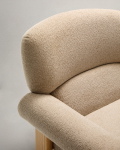 Kave Home Fauteuil Cabana Chenille Beige