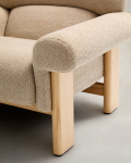 Kave Home Fauteuil Cabana Chenille Beige