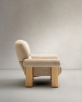 Kave Home Fauteuil Cabana Chenille Beige