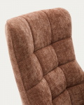 Kave Home Fauteuil Teryl Chenille Lichtbruin