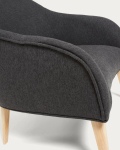 Kave Home Fauteuil Bobly Zwart