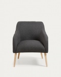 Kave Home Fauteuil Bobly Zwart