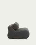 Kave Home Fauteuil Club Zwart Stof