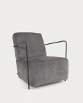 Kave Home Fauteuil Gamer Grijs Chenille