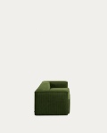 Kave Home 2-zitsbank Blok Groen Ribstof 210cm