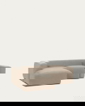 Kave Home 2-zitsbank Blok Beige Ecru Chaise Longue Links 240cm