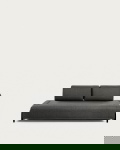 Kave Home 3-zitsbank Modulair Compo Donkergrijs 232cm