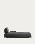 Kave Home 3-zitsbank Compo Donkergrijs Klein Dienblad 232cm
