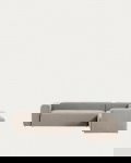 Kave Home Hoekbank 4-zits Blok Beige Ecru 320x230cm