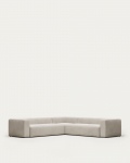 Kave Home Hoekbank 6-zits Blok Beige Ecru320x320cm