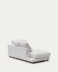 Kave Home Chaise Longue Gala Links Wit 193x105cm